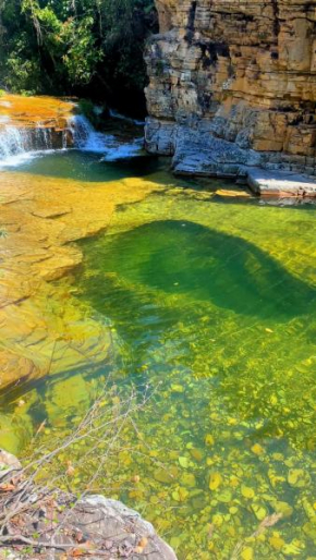 Paraiso na beira de cachoeiras Canyons Capitólio MG